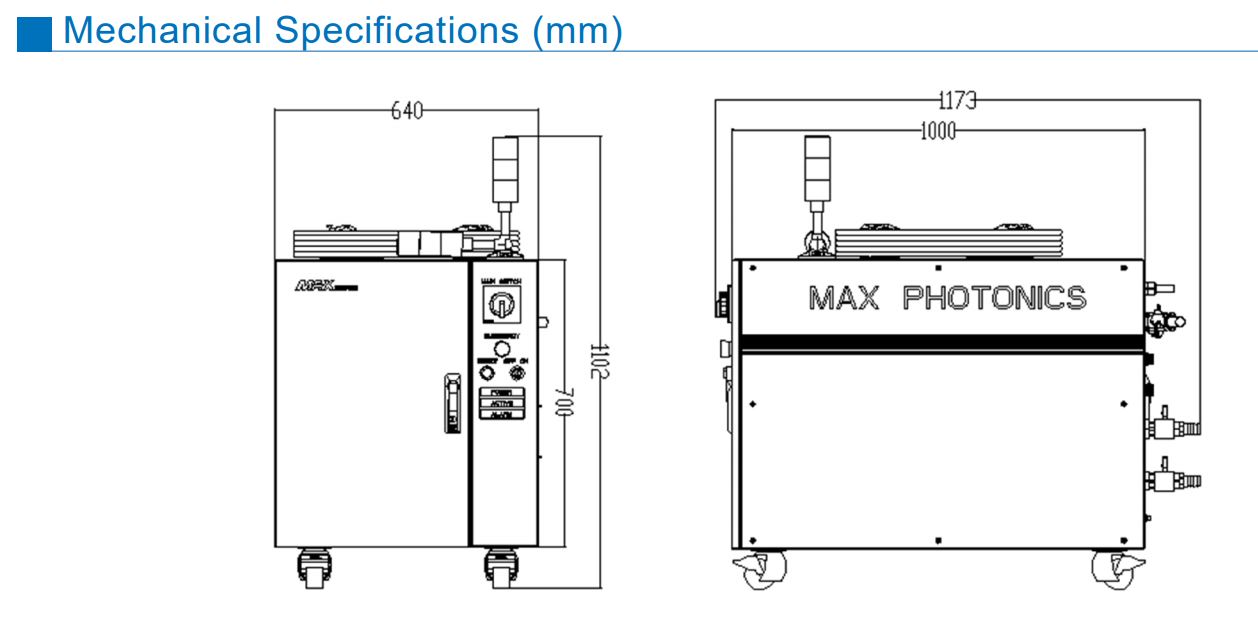 Unice MFSC-6000W 6000W High Power Single Module CW Fiber Laser